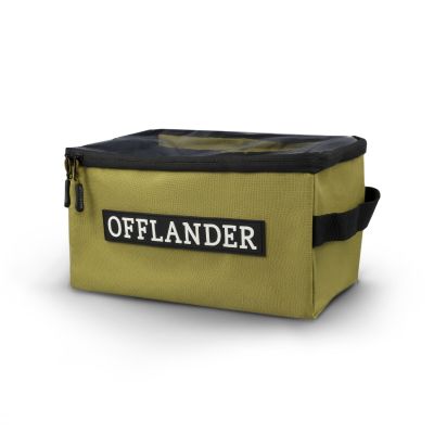 6. OFFLANDER Geschlossener Koffer mit transparentem Deckel, PVC, 8 l