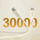 4. Dudao L7SCL USB-C – Lightning 30W 2m Kabel – Beige