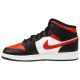 2. Air Jordan 1 Mid GS Fire Red Basketballschuhe - 554725-079