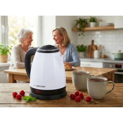 11. ESPERANZA Wasserkocher Parana 1,0 l Weiß EKK128W