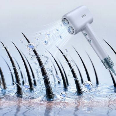 12. UWANT C800 TwinJet Haartrockner – Blau
