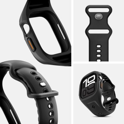 12. Spigen Liquid Air Pro Armband für Apple Watch 46 mm – Mattschwarz