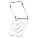 12. Spigen AirSkin Mag MagSafe Case für Samsung Galaxy Z Flip 7 - Klar und Weiß