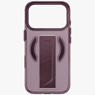 3. Uniq Heldro Air Magclick Ladehülle für iPhone 18 Pro / 17 Pro - bordeauxrot