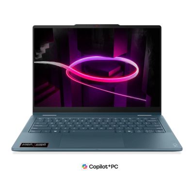 6. Lenovo Yoga 7 Gen 11 14AGP11 Ryzen AI 5 435 14" WUXGA Touch OLED 400 Nits 60Hz Glänzend 16 GB LPDDR5X-8000 SSD512 Radeon 840M Grafik 5,0 MP + IR 70 Wh Win11 Tidal Teal