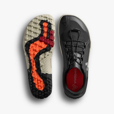 2. Minimalistische Wanderschuhe Vivobarefoot PRIMUS TRAIL III ALL WEATHER FG WOMENS Obsidian (209305-01)