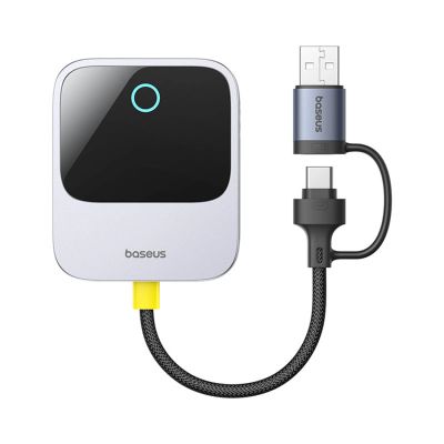 3. Baseus SafeJourney Series Wireless CarPlay Adapter – Grau