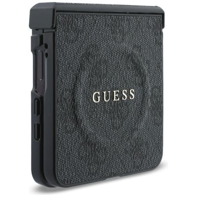 7. Guess 4G Classic MagSafe Hülle für Samsung Galaxy Z Flip 8 - Schwarz