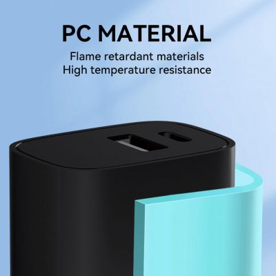 10. Wozinsky WGWCB USB-A USB-C 20W Wandladegerät - Schwarz