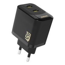 Dudao A28PEU PD 45W GaN 2xUSB Wandladegerät - Schwarz