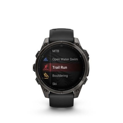 3. Garmin fenix 8 3,56 cm (1.4") AMOLED 47 mm Digital 454 x 454 px Touchscreen Schwarz WLAN GPS