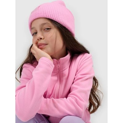 4. Normales Fleece ohne Kapuze für Mädchen 4F 4FJRSS26TFLEF507-56S