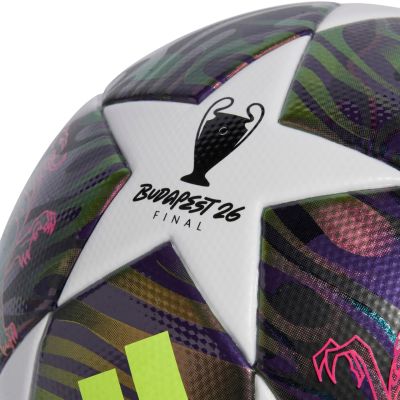 3. adidas UCL 25/26 Final League Fußball lila-weiß JX9095