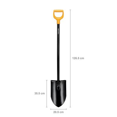 FISKARS SHARP SOLID+ XL SPATEN LANGER STiel