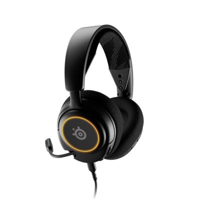 2. Steelseries Arctis Nova 3 Kabelgebundenes Gaming-Headset mit Kopfbügel, USB Typ-C, Schwarz