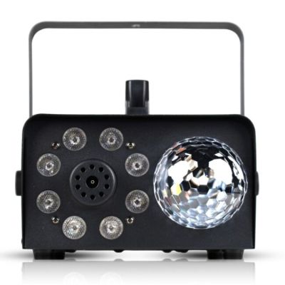 4. LIGHT4ME FOG 600W LED-Kugel - Nebelmaschine, hintergrundbeleuchteter Raucheffekt/Diskokugel, drahtlose Fernbedienung