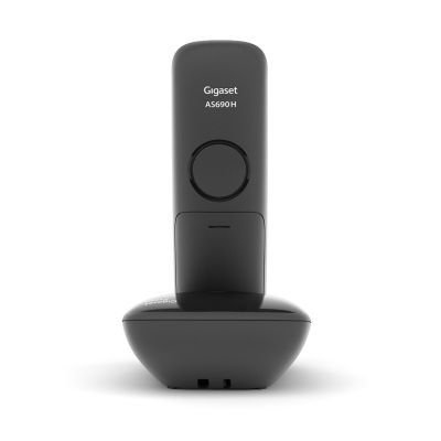 10. Gigaset AS690 Duo Analog/DECT-Telefon mit Anrufernamen- und ID-Anzeige, Schwarz