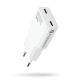 EVERACTIVE NETZLADEGERÄT 2 X USB-C QUICK CHARGE 4+ 30 W SUPER SLIM WEISS SC-385Q