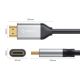 2. Orico H8Y1 HDMI 2.1 8K 60 Hz HDMI-Kabel 1 m - Schwarz