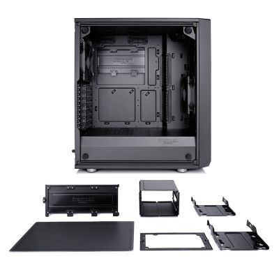 17. Fractal Design Meshify C Midi Tower Schwarz