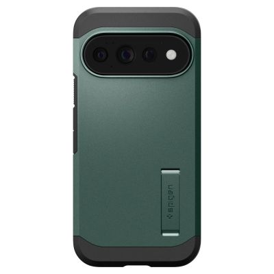 4. Spigen Tough Armor Mag MagSafe Hülle für Google Pixel 11 Pro – Dunkelgrün