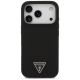 3. Guess Silikon Triangle Logo MagSafe Case für iPhone 17 Pro - Schwarz