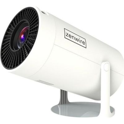 Zenwire R1 Full HD Tragbarer Projektor Android WLAN Bluetooth Drehbar