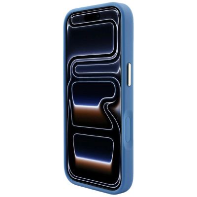 5. Guess Embossed 4G Classic MagSafe Hülle für iPhone 17 Pro Max / 18 Pro Max – Blau