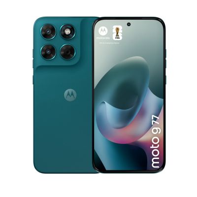 Motorola Moto G77, 17,3 cm (6,8 Zoll), Hybrid-Dual-SIM, Android 16.0, 5G, USB Typ-C, 8 GB RAM, 256 GB Speicher, 5200 mAh Akku, Grün
