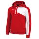 2. ERREA Malik Hoodie Größe XL Rot/Weiß