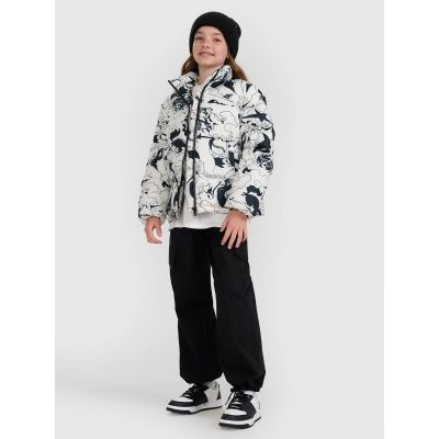 4. Mädchen-Daunenjacke mit Synthetikfüllung 4F 4FJRAW25TDJAF0748-11A