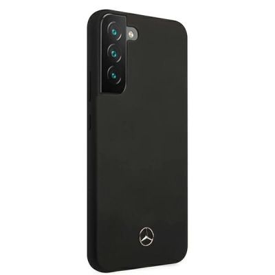 4. Mercedes Silicone Line Case für Samsung Galaxy S22+ - Schwarz