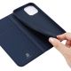 8. Dux Ducis Skin Pro Holster Flip Cover für iPhone 13 Pro blau
