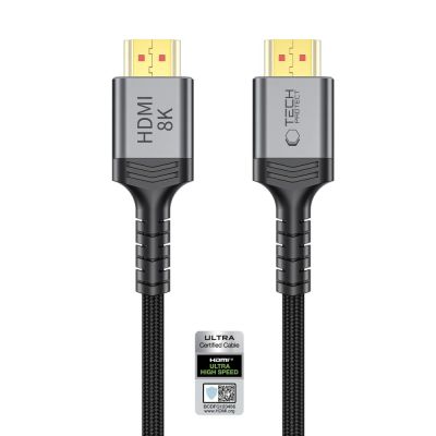 4. Tech-Protect UltraBoost HDMI 2.1 4K 120Hz / 8K 60Hz Kabel 200 cm - schwarz
