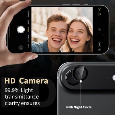 3. Tech-Protect Camring Fit+ Kameraabdeckung für iPhone 17 Air – Transparent