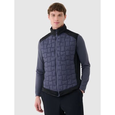 Herren Daunen-Trekkingweste mit Primaloft-Füllung Schwarz 4F 4FWSS25TVJAM177-22S