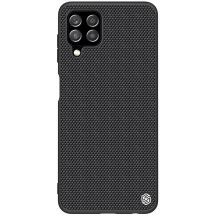 Nillkin Textured Case robuste, verstärkte Hülle mit Gelrahmen und Nylonrückseite für Samsung Galaxy A22 4G schwarz