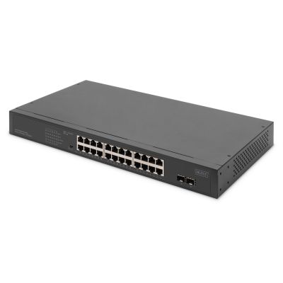 24-Port Gigabit + 2-Port Gigabit SFP Switch