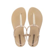 Ipanema Sandal Class Damen Flip-Flop Sandalen, Hellbeige mit Gold