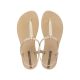Ipanema Sandal Class Damen Flip-Flop Sandalen, Hellbeige mit Gold