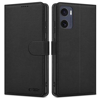 Tech-Protect Wallet Case für Motorola Moto G05 / E15 - Mattschwarz