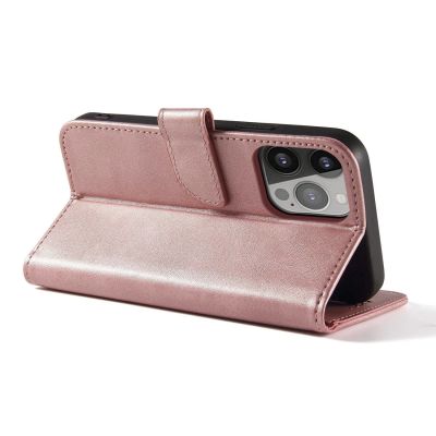 4. Magnet Case mit Klappe für Samsung Galaxy S25 Ultra – rosa