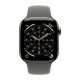 3. Apple Watch Series 11 Cellular 46 mm Gehäuse aus Naturtitan mit steingrauem Sportarmband – M/L