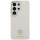 3. Guess Strass-Logo-Hülle mit rundem Logo für Samsung Galaxy S26 Ultra – Beige