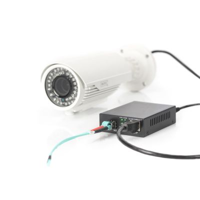 16. Gigabit-PoE-Medienkonverter, RJ45/SFP, PSE