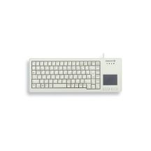 CHERRY XS Touchpad-Tastatur Universal USB QWERTZ Deutsch Grau
