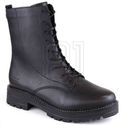Bequeme isolierte Lederstiefeletten Remonte W RKR622 schwarz