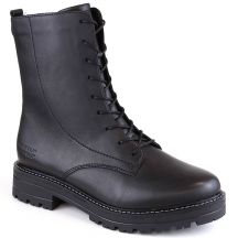 Bequeme isolierte Lederstiefeletten Remonte W RKR622 schwarz