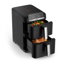 Tefal EY7528 Doppel-Heißluftfritteuse 10L Autonome Heißluftfritteuse Schwarz