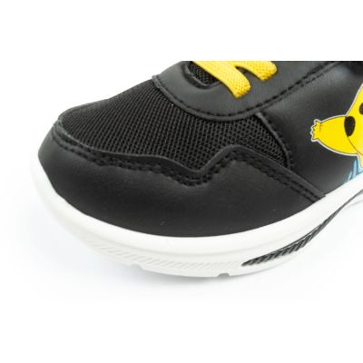 6. Leomil Pokemon Kinder Sportschuhe Sneakers leicht mit Klettverschluss schwarz gelb